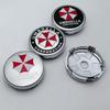 4pcs Umbrella Logo Badge Emblem Car Wheel Center Caps O.D 60MM Clips 56MM Wheels Hub Cap Rim Hubcaps Dust Cover Car Accessories