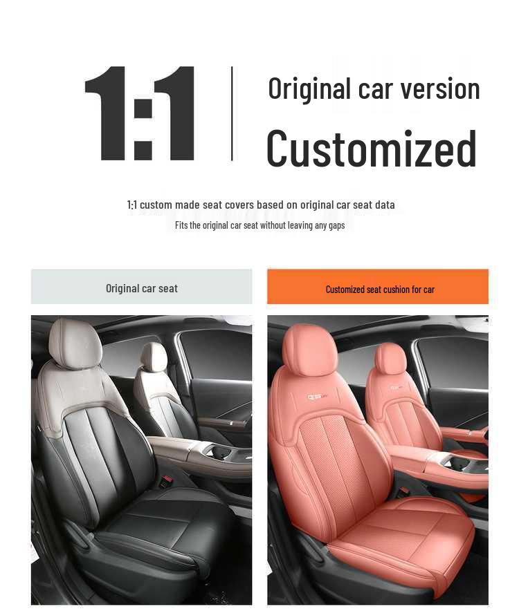 Fourth Gen Changan CS55 PLUS Seat Covers: 26 Model-Compatible, Fully Enclosed, Four-Season Car Seat Cushions.