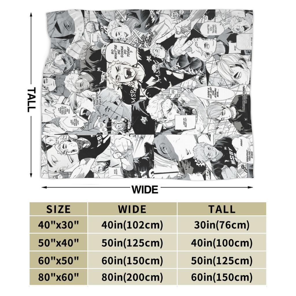 Anime Haikyuu Plush Blankets Miya Atsumu Manga Novelty Throw Blankets for  Sofa Bedding Lounge 150*125cm Quilt,