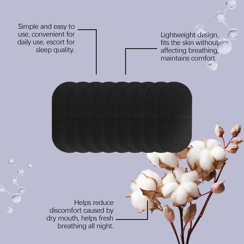 Anti Snoring Mouth Tape & Nose Breathing Sticker Night Sleeping Mouth Breath Improvement Patch Reduce Dry Mouth Promote