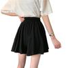 Pantaloni scurți evazați pentru femei, mărime mare, stil balerină, A-line - Casual Primăvară/Vară, cu picior larg, drapați