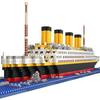 1860 Stück Titanic Form Modellbau Konstruktionsspielzeug Bausteine Modellspielzeug