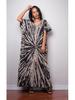 Rayon Tie-Dye Long Robe Bikini Cover-Up In 3 Colors