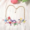 3D Character Collar Character Chokers Necklaces 3D Miniature Man Necklace  Party Accessory