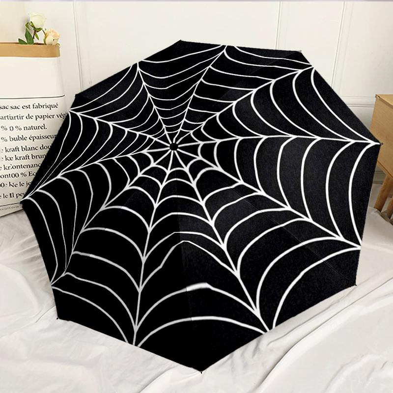 

Autumn Spider Web Design 8-Frame for Travel, camping, Casual Lightweight Portable Umbrella, Essential for every family Holidays Birthday Gift