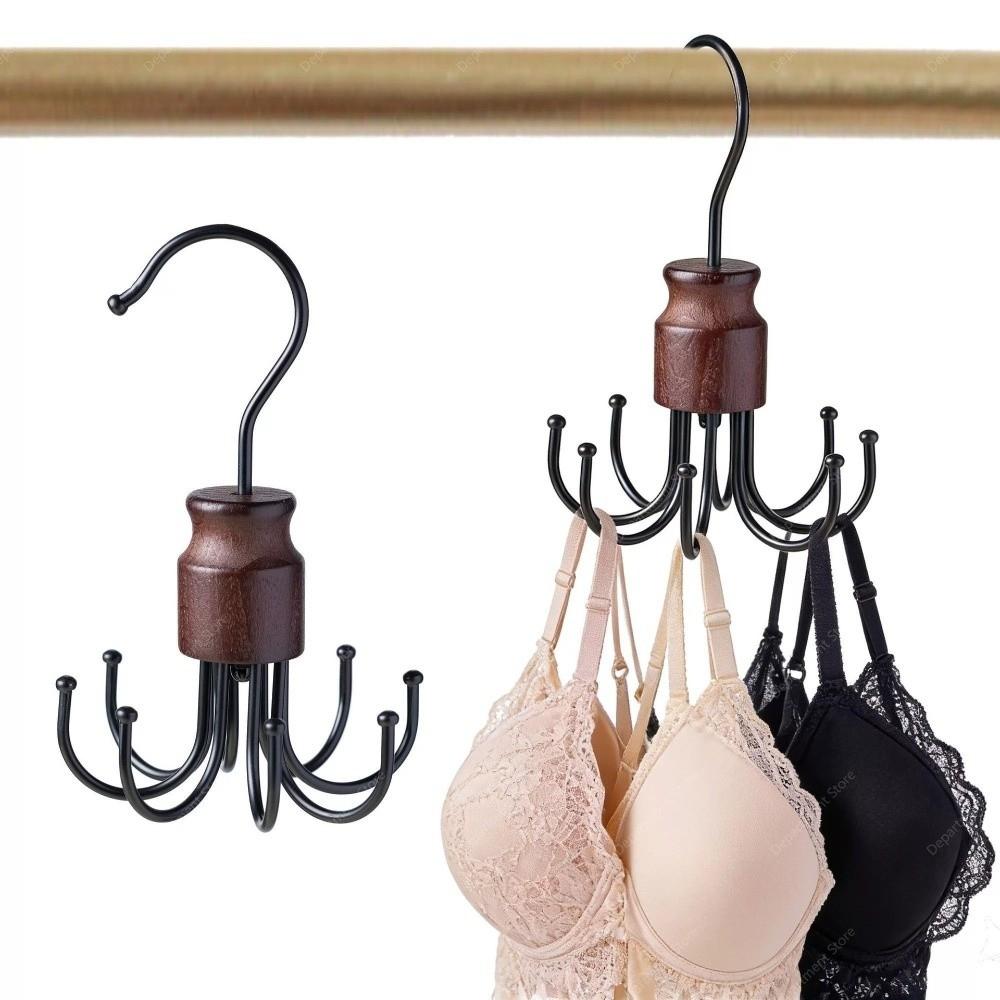 360° Rotating Octopus Clothes Hanger Metal Hanging Organizer Rotating Hooks Household Use