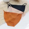 Cross-border Ice Silk Seamless Women's Low Waist Bikini Thong