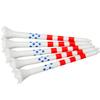 4-Prong Plastic Golf Tees 3-1/4" Golf Tees for Minimize Friction And Side Spin And Maximum Distance Performance