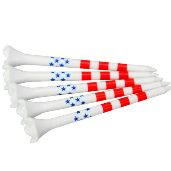 4-Prong Plastic Golf Tees 3-1/4" Golf Tees for Minimize Friction And Side Spin And Maximum Distance Performance