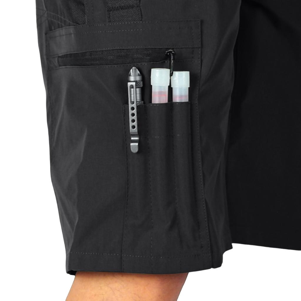 Men Cargo Shorts Multi Pocket Utility Outdoor Work Shorts with Adjustable Waistband and Durable Stitching