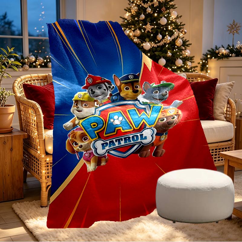 PAW Patrol Print Blanket - Soft & Comfortable, for Bedroom, Travel, Sofa, Home Decoration - Birthday Christmas Gift for Friend