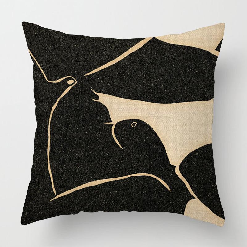 Home Decor Modern Abstract Geometric Pattern Pillow Covers Pattern Cushion Cover Suitable For Sofa Bedroom Car Pillow Cover