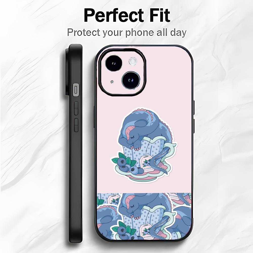 

Cute Animal Dinosaur Art Phone Case Phone Case Soft Packaging Lightweight For iPhone17 16 15 14 13ProMax iphone17air