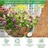 14inch 4 Pack Round Coco Liner for Hanging Basket,Flower Hanging Basket Coco Liners Replacement,Coco Fiber Replacement Liner