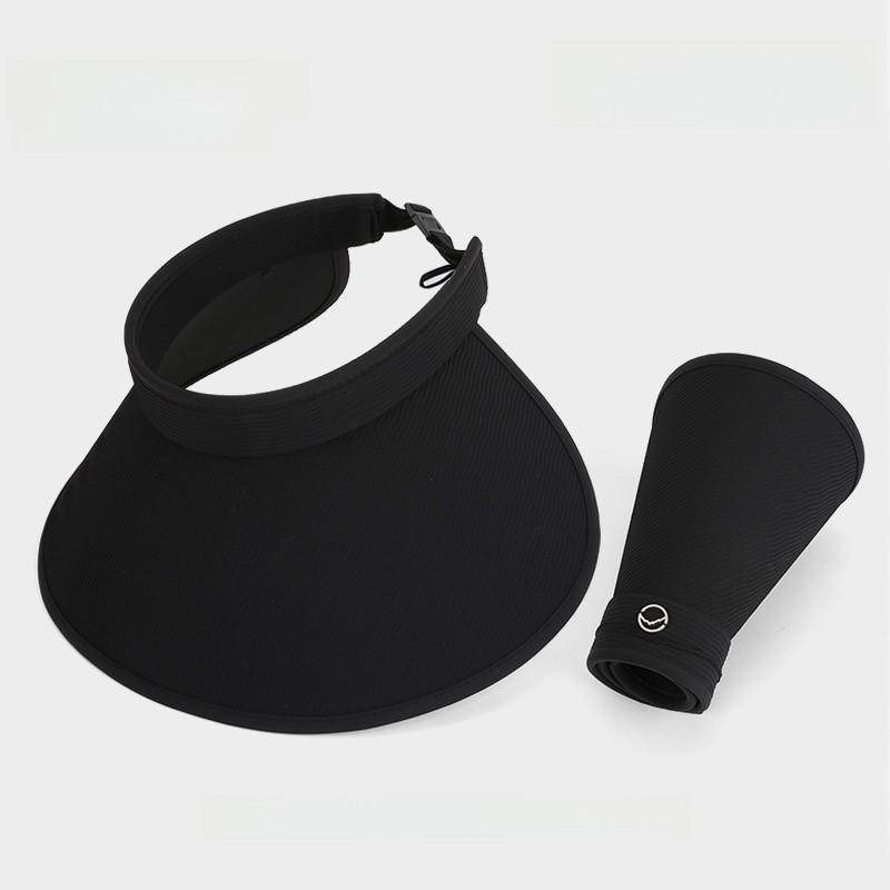 Polyester Sun Hat With Large Brim And Wraparound Flap For Outdoor Summer Sun Protection