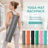 Große Kapazität Yoga-Matten-Tasche Verstellbarer Riemen Fitnessmatten-Abdeckung Pilates-Matten-Rucksack Sport