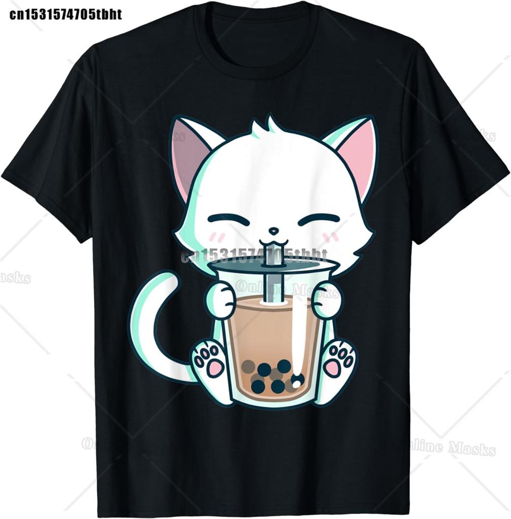 Kawaii Corgi Dog Shiba Inu Drinking Bubble Tea Boba TShirt Kawaii Drinks Outfit Japanese Shirt Harajuk Tees Anime Lover Tee