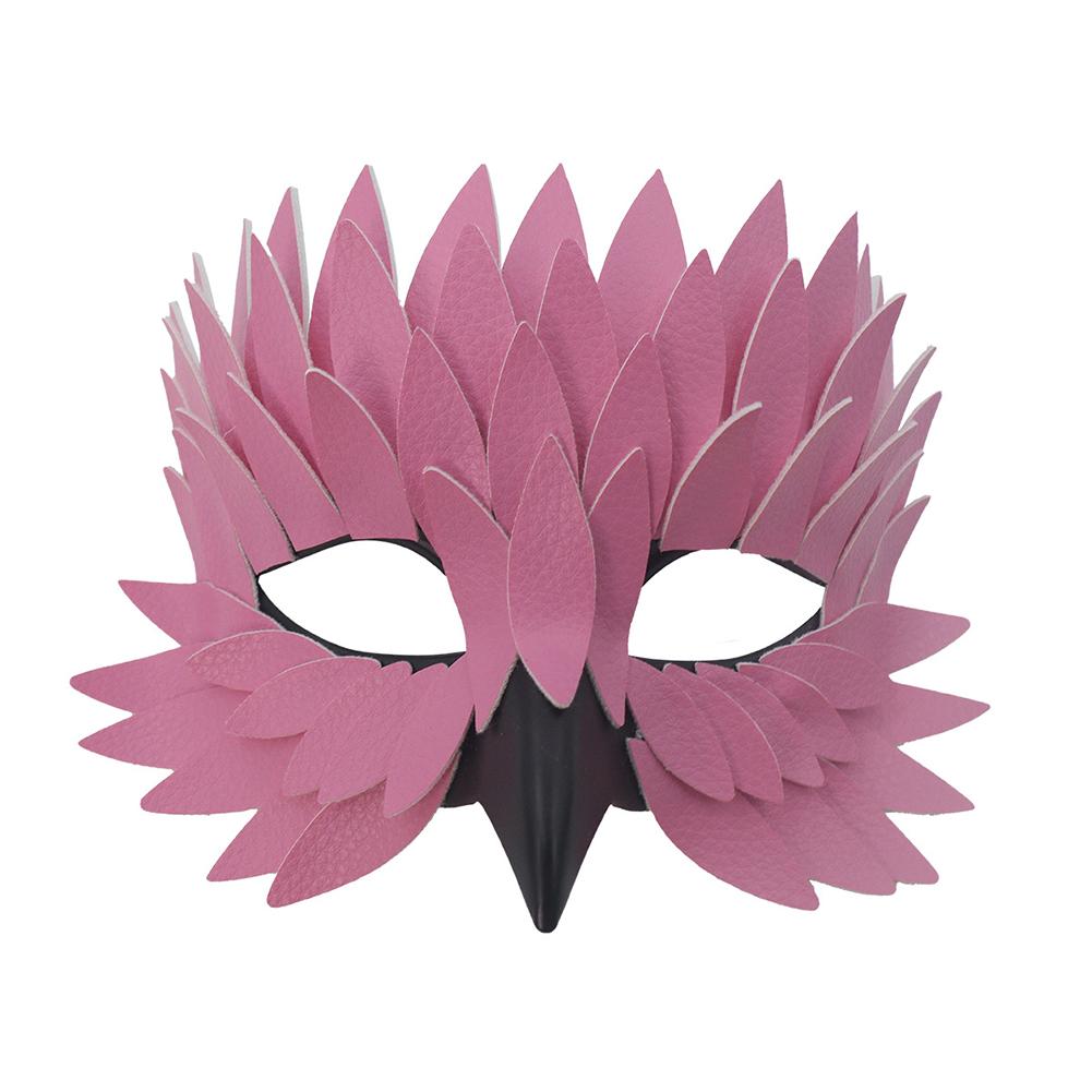 Costume Party Fun Bird Beak Mask Festival Mask Half Face Feather Mask Bird Beak Mask Lightweight Felt Material
