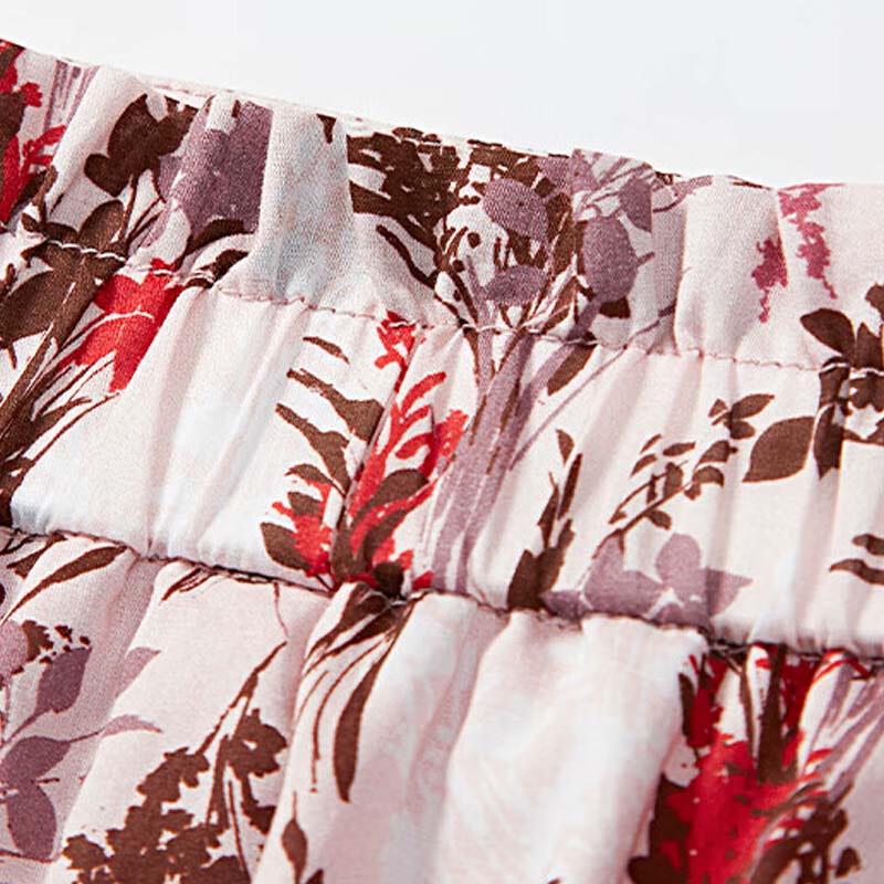 JESSIE Women's Pink Floral A-line Skirt