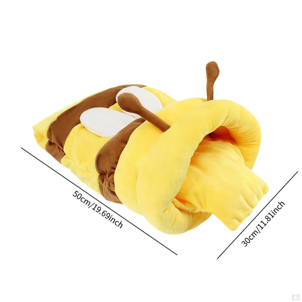 Honey Pot Bed Cozy Comfortable Warm House Pet for Small Cats Soft and Thick, Nest,