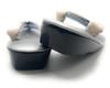 [Asakusa Kimono Market] Embroidered thong sandals with urethane sole (gray)