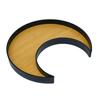 Jewelry Dish Moon Design Decorative Density Board Table Centerpieces Trinket Dish for Household