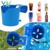 1-10PCS Multi Tier Poolside Storage Rack with Cup Holders for Drinks Beer Bottles Shampoo Outdoor Swimming Pool Accessory