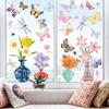 2026 New Spring Butterfly and Flower Electrostatic Window Stickers: Decorative Wall and Door Decals