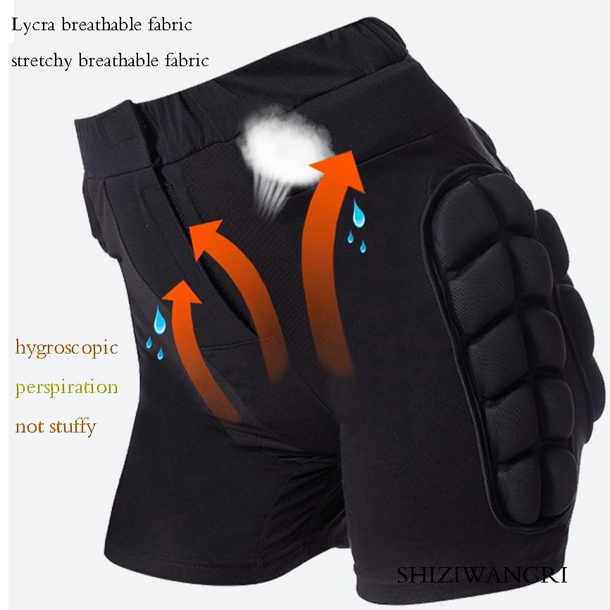 S-3XL Outdoor Sports Ski Skate Snowboard Protection Skiing Protector Skating Protective Hip Padded Shorts