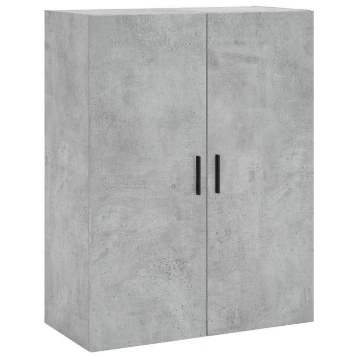 VidaXL Armoire murale gris béton 69,5x34x90 cm 828440