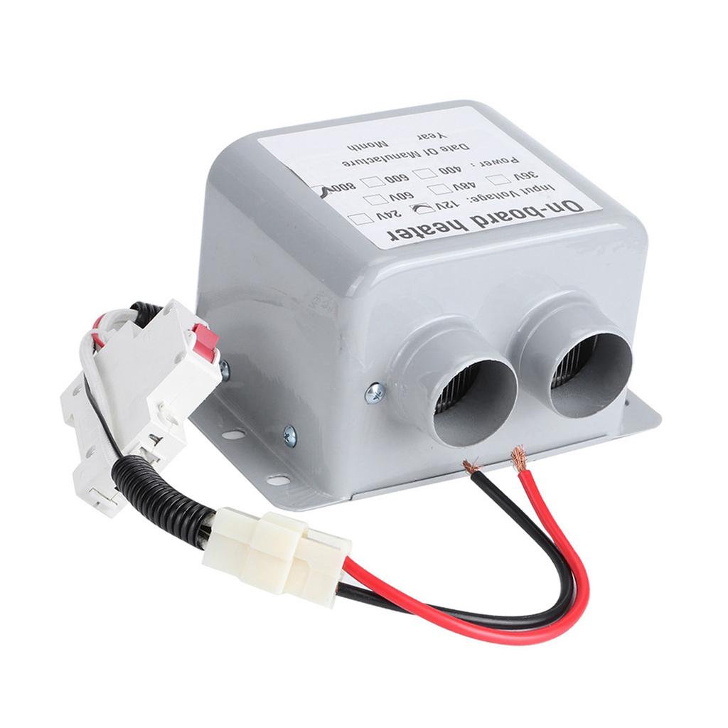 12V 800W Car Heater Windshield Glass Defroster Mist Eliminate 2 Air Outlet 5s Fast Heating for Car Lorry Truck Parking Heater