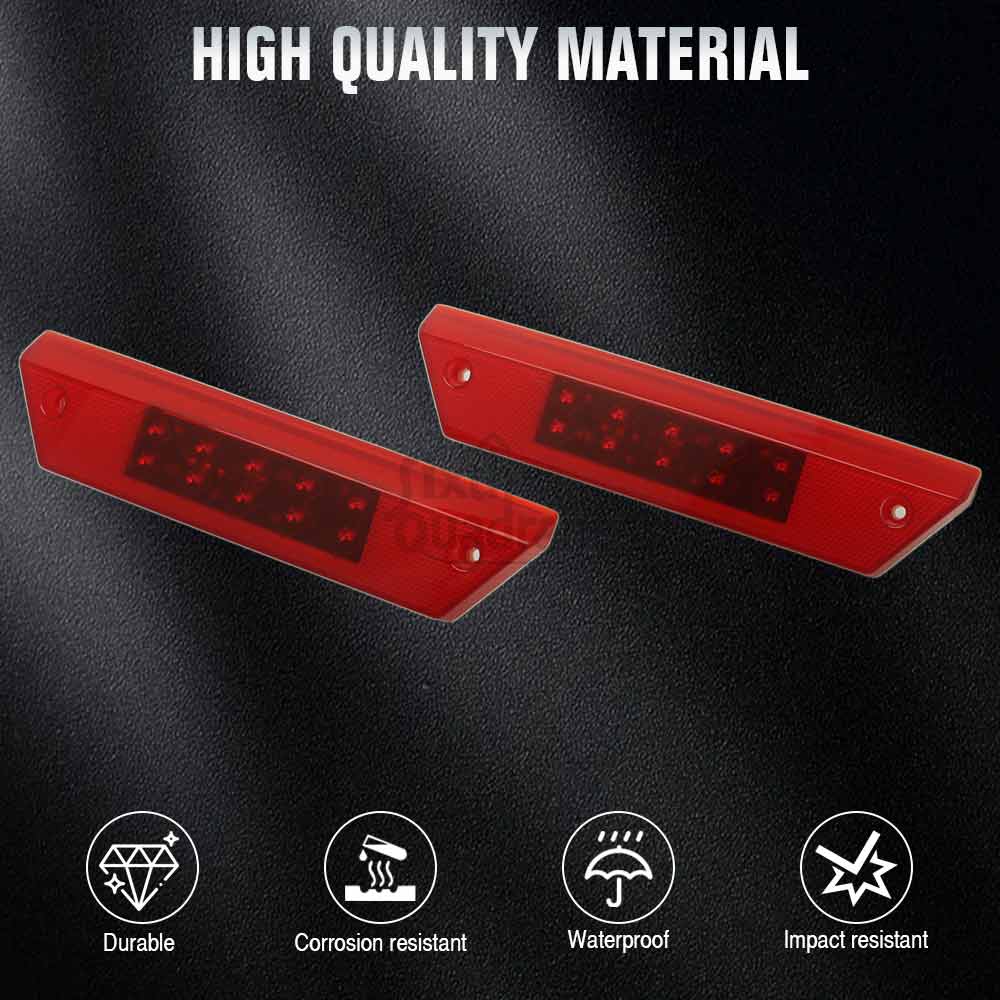 Motorcycle Accessories 12V 1 Pair LED Rear Tail Light ABS Red/Smoke Fit For 2023-2025 ProStar S4 TITAN Adventure 155 # 2411099