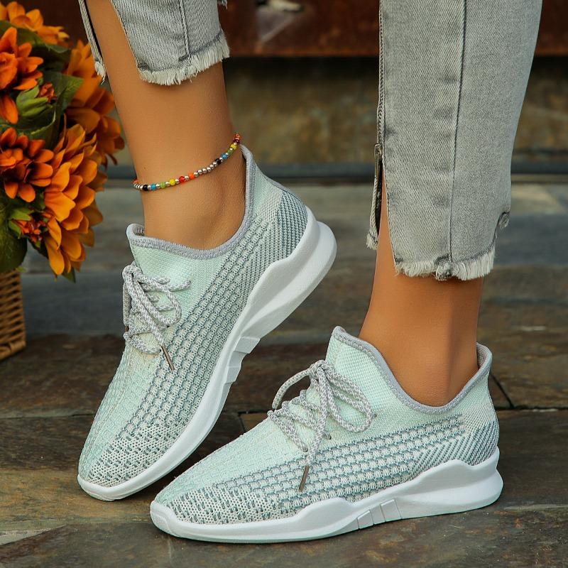 

Fashion 2025 Hot selling New Spring New Women s Casual Sports Shoes Comfortable Breathable Lightweight Wear-resistant Soft Soled 42 зелений