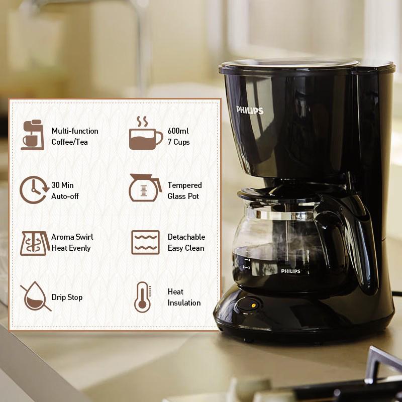 Philips HD7432 Coffee Maker American Coffe Pot Tea Pot Multi-function pot, suitable for making coffee and tea