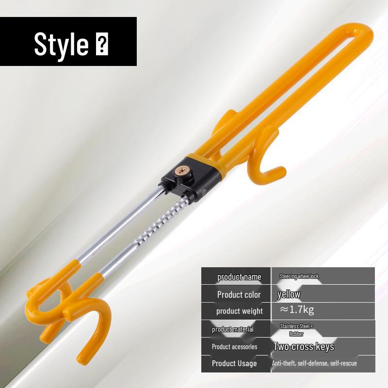 New Anti-theft Car Steering Wheel & Door Lock