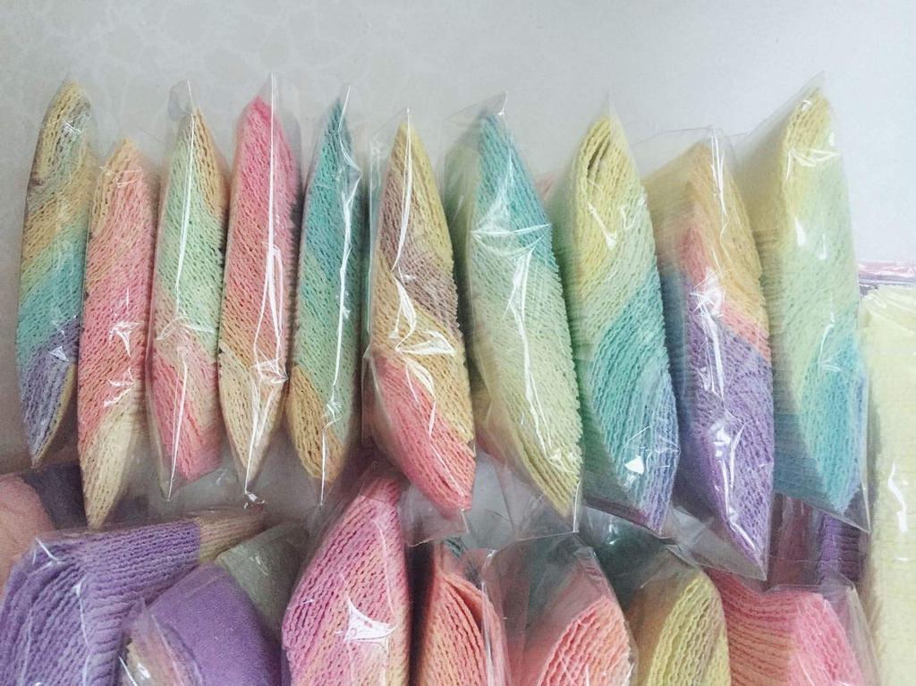 misaki Tsumami Zaiku Material Chirimen Gradient Colorful Hair 500 Pieces x Kit, Fabric, Pre-Cut, Colors, Rainbow, Ornaments, DIY, Crafts, (2cm 2cm)