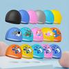 New Cartoon Swimming Caps for Boys Girls PU Waterproof Comfortable Kids Swim Caps Ear Protection Printed Children Swimming Caps
