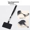 Phone Lanyard, Neck Strap, Crossbody, Adjustable Length, Retractable, Anti-Loss Wrist Strap, Long Style, Suitable for Apple, Huawei, Android
