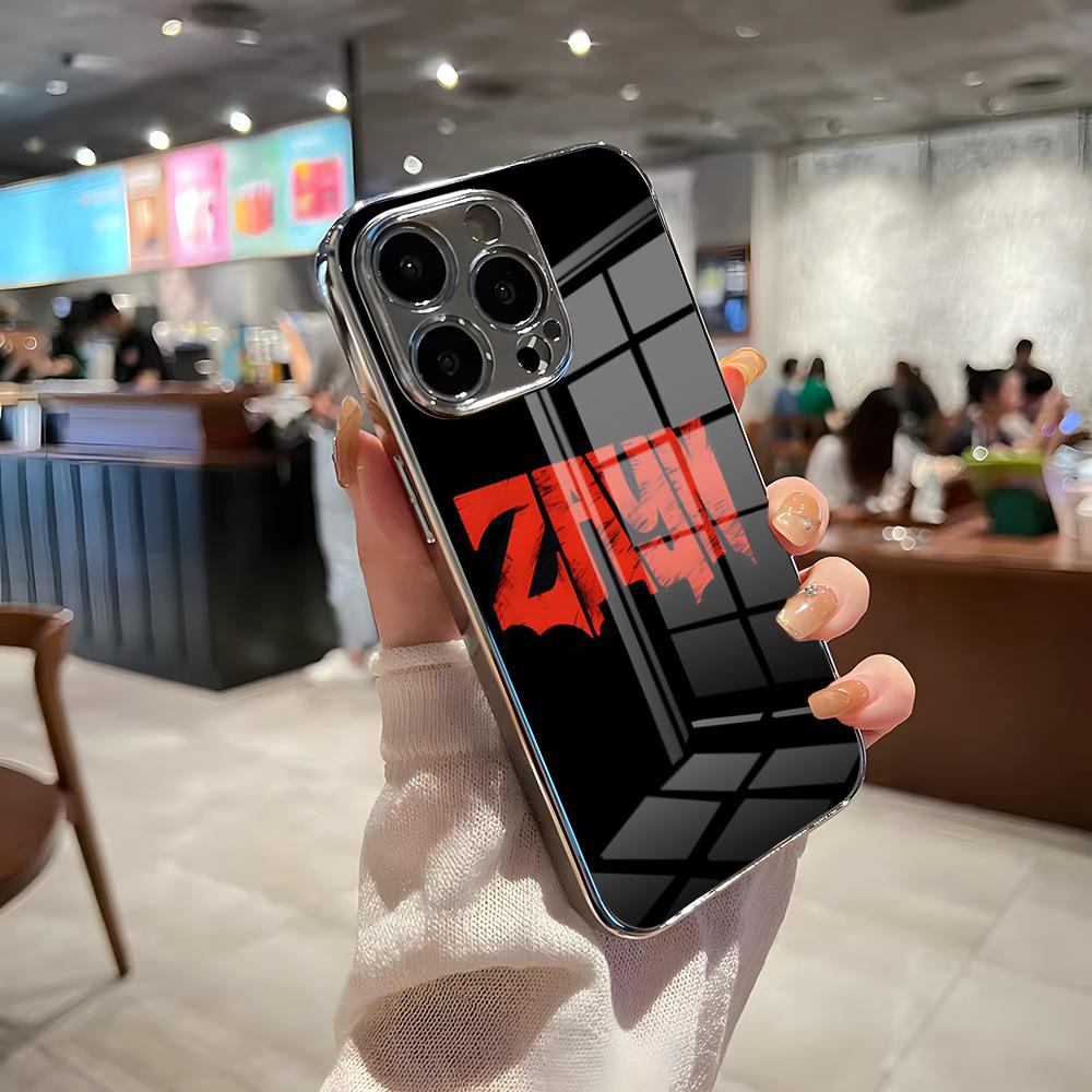 Singer Z-Zayn Malik Phone Case For IPhone 17 Pro Max 15 Pro 16 14 Plus 12 13 Mini 11 Pro Shockproof Electroplated Glass Cover