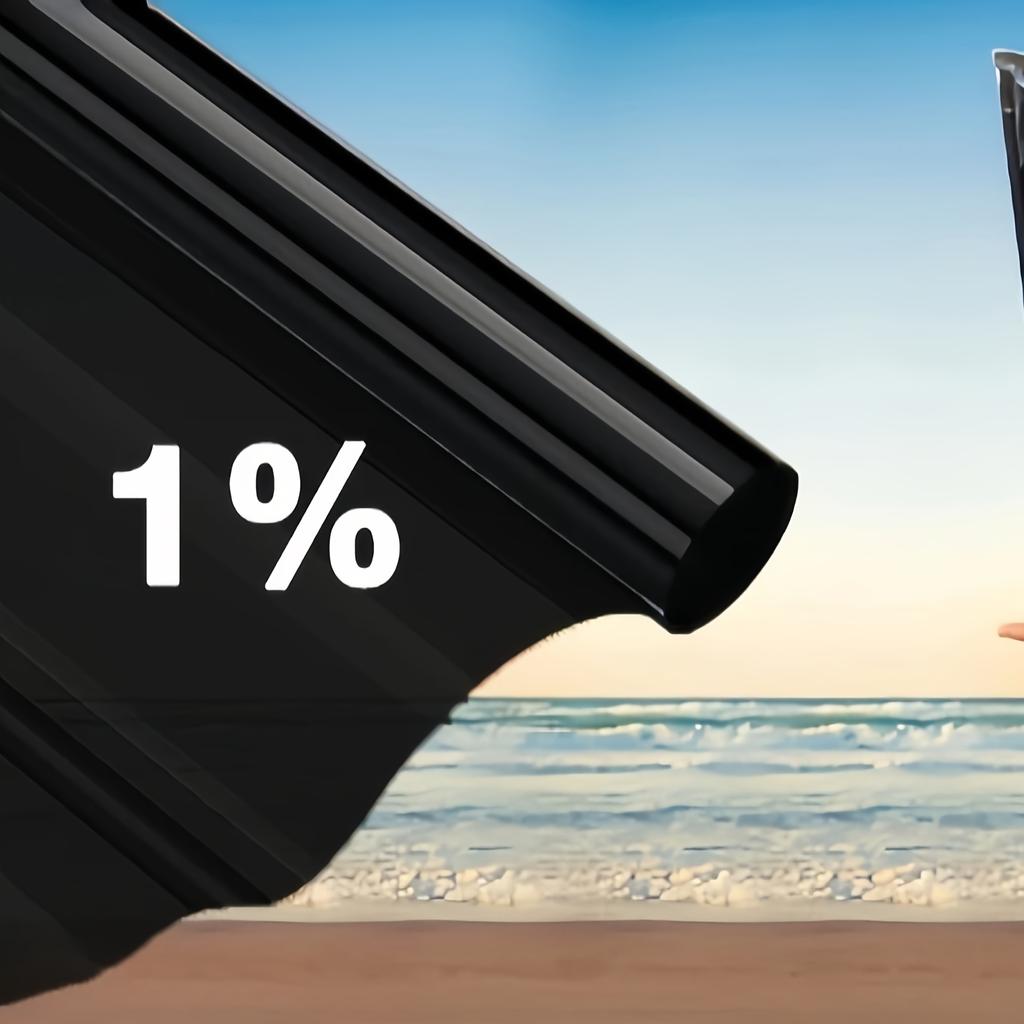 Car Window Tint Film Roll Black Solar Privacy Heat Rejection Commercial Building Protection Sunshade UV Protection Film