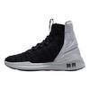 Li Ning Wujie Cushioning Abrasion Resistant Breathable High top Casual Shoes Unisex Black White AFPQ045-1