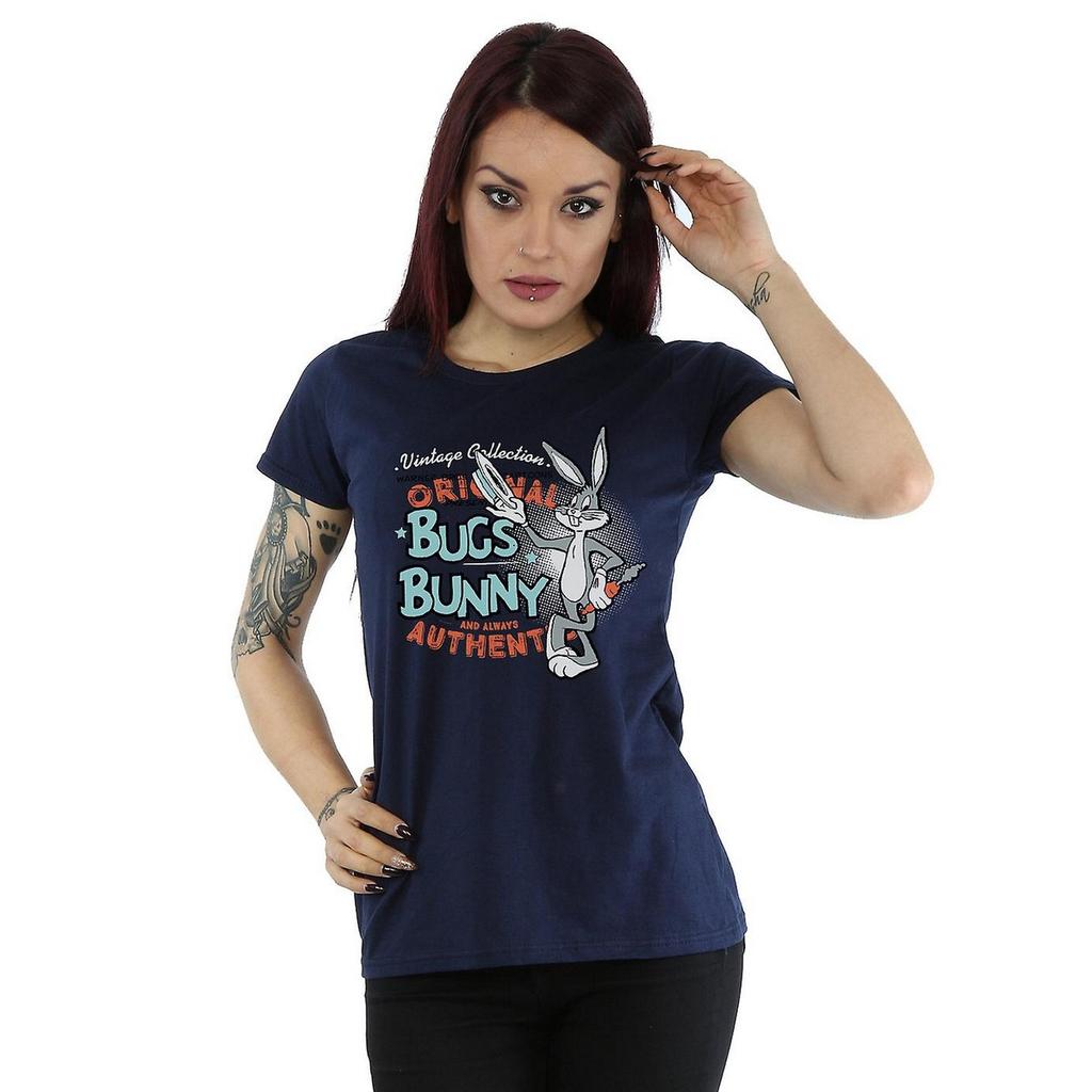 Looney Tunes Womens/Ladies Bugs Bunny Vintage Cotton T-Shirt