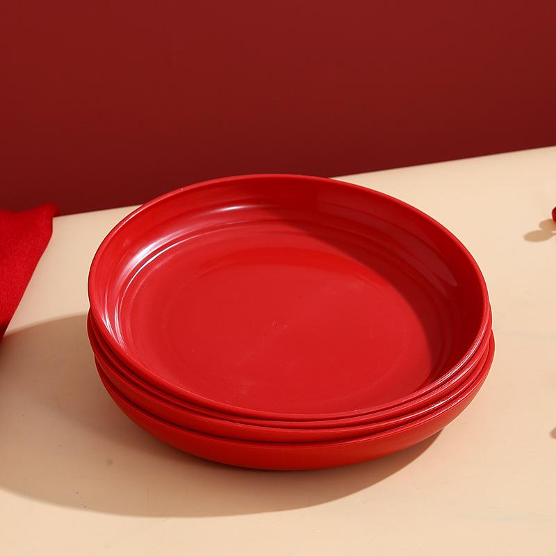 House Warming Fruit Plate Moving Into A New Home Living Room Setting Plate Decorative Fruit Plate Red Wedding Special Candy Plate