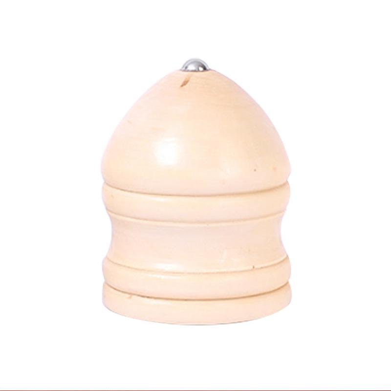 Luminous Flashing Wooden Spinning Top with Whip - Children's Toy