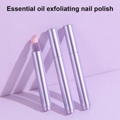 Pędzelek z olejkiem do skórek z ceramiczną końcówką, remover do martwego naskórka, pisak do pielęgnacji paznokci, odżywczy, nawilżający, hydratyzujący olejek do skórek i ceramiczny popychacz, przyjazny w podróży paznokieć