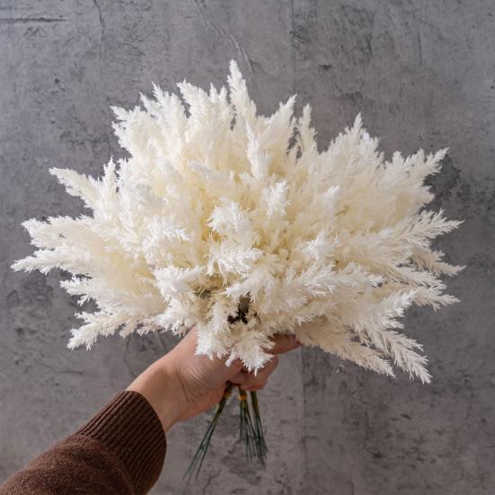 6 Pcs Snowy Branches Artificial Tree Picks Frosted Fake Plants Stems for Crafts Wreaths Winter Home Kitchen Table Decor
