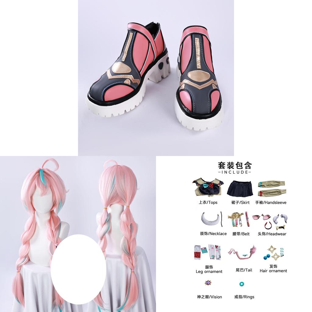 Genshin Impact Varesa Cosplay Costume With Accessories For Anime Role Play