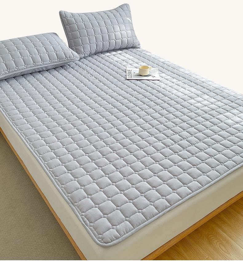 Gesteppter Matratzenschoner - Sommer Topper Pad für Zuhause, Schlafzimmer, Hotel und Studenten Einzelbetten