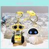 Chaveiro Fofo de Robô Desenho Animado Walle E Eva Adorável Chaveiro Presente Para Amigos