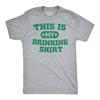 Mens This Is My Drinking T Shirt Funny Party Saint Patricks Day St Patty Tee